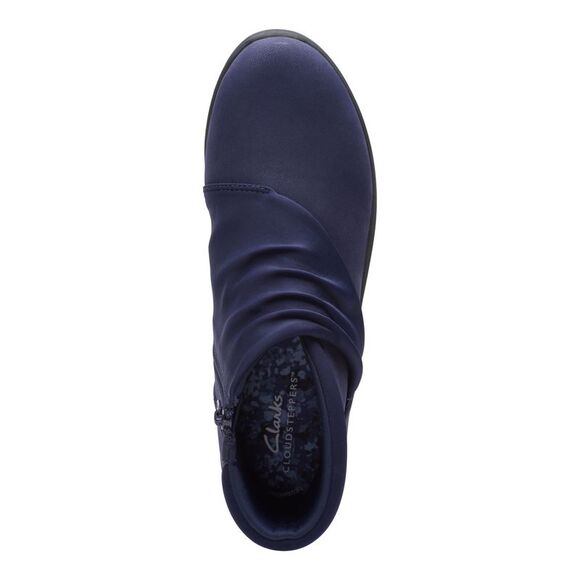 CLOUD STEPPERS BY CLARKS Womens Navy Breeze Round Toe Zip-Up Booties 5.5 M - Picture 3 of 4